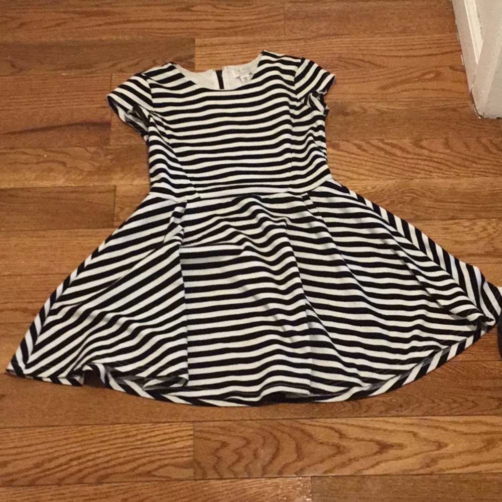 Black And White Striped Dress